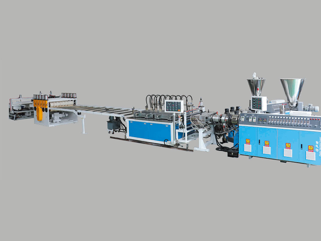 Co-extrusion Line For PVC Foam Corrugated Sheet
